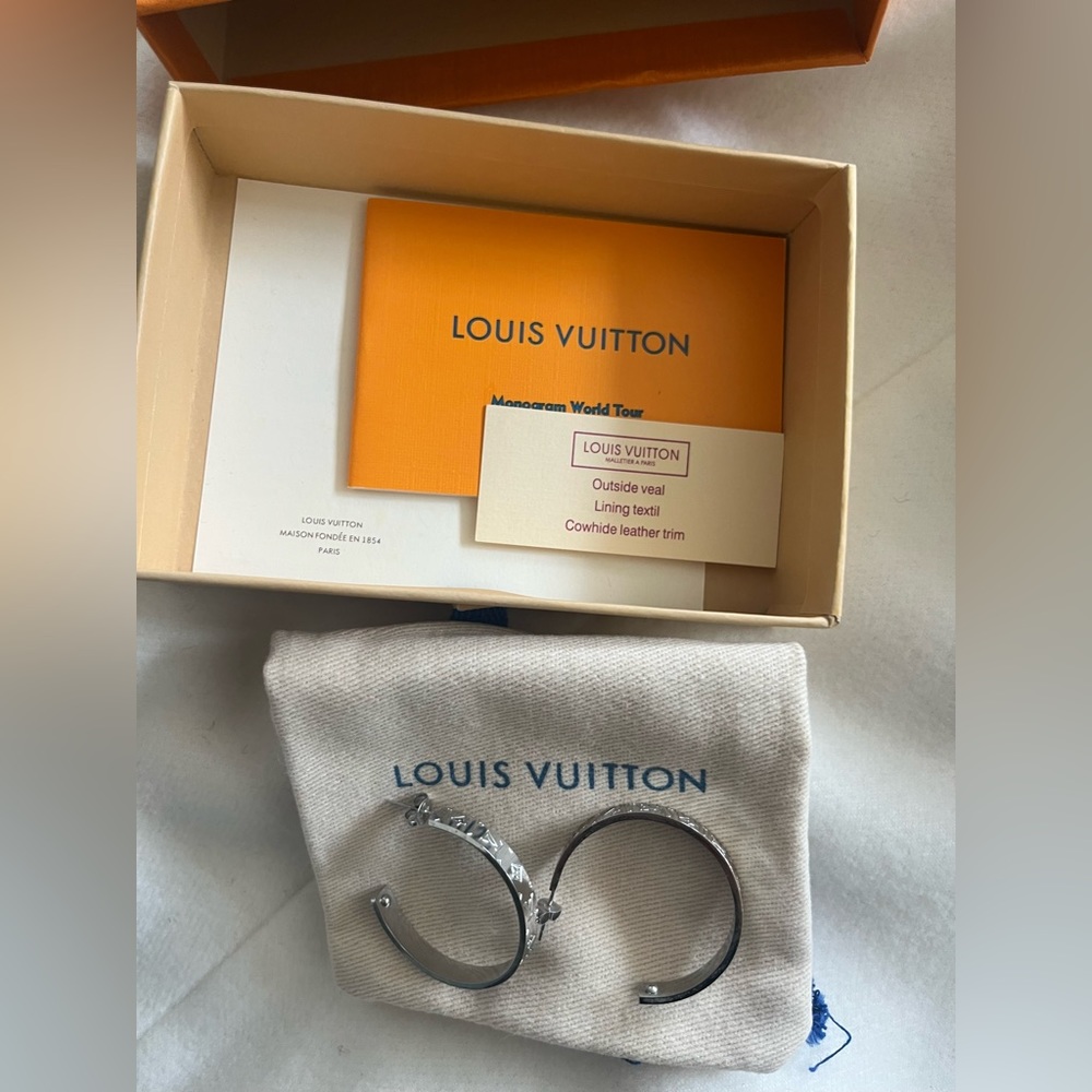 Louis Vuitton Silver Earrings